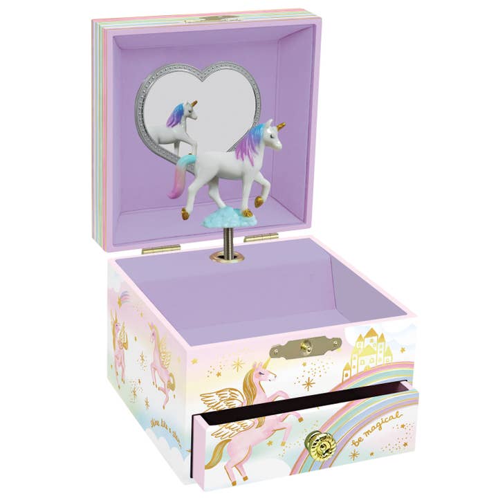 US Toy Company - Wholesale Jewelry Box/Organizer - Kids - Unicorn Musical Jb 3-unit case pack2
