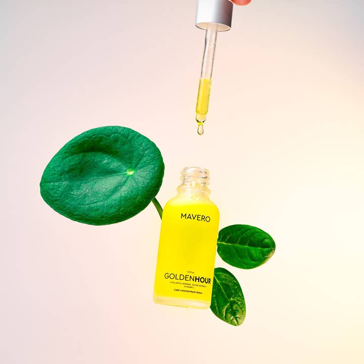 MAVERO COSMETICS - Wholesale Facial Serum/Concentrate - GOLDENHOUR - Vitamin C Serum with Hyaluronic Acid, Kiwi & Anana