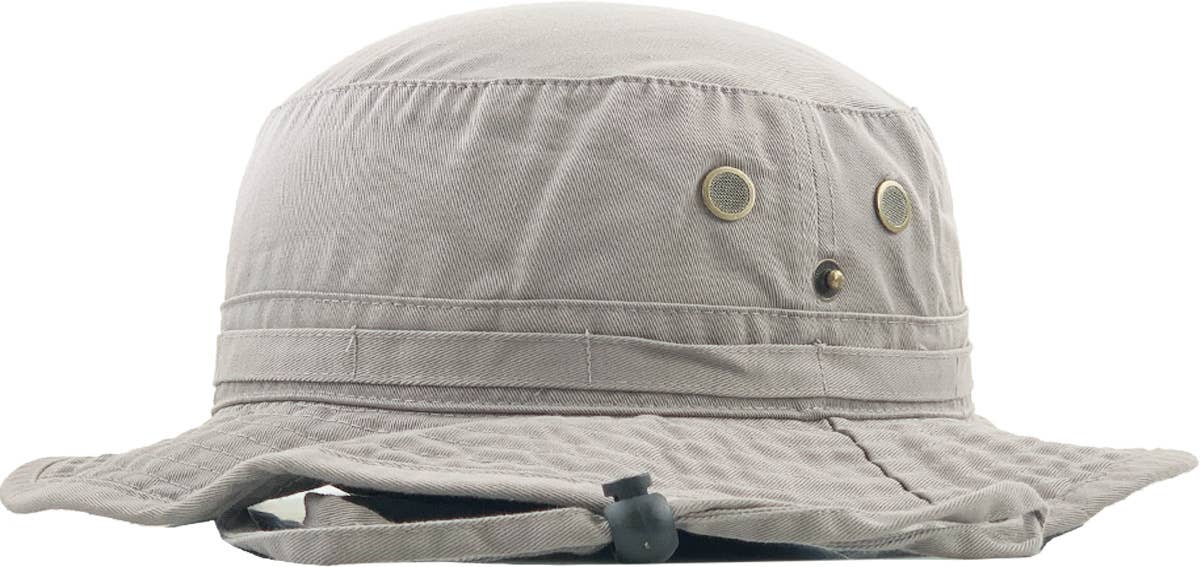 KBETHOS - Wholesale Bucket hat – Unisex - Solid Boonie Hat With String (Fitted)33