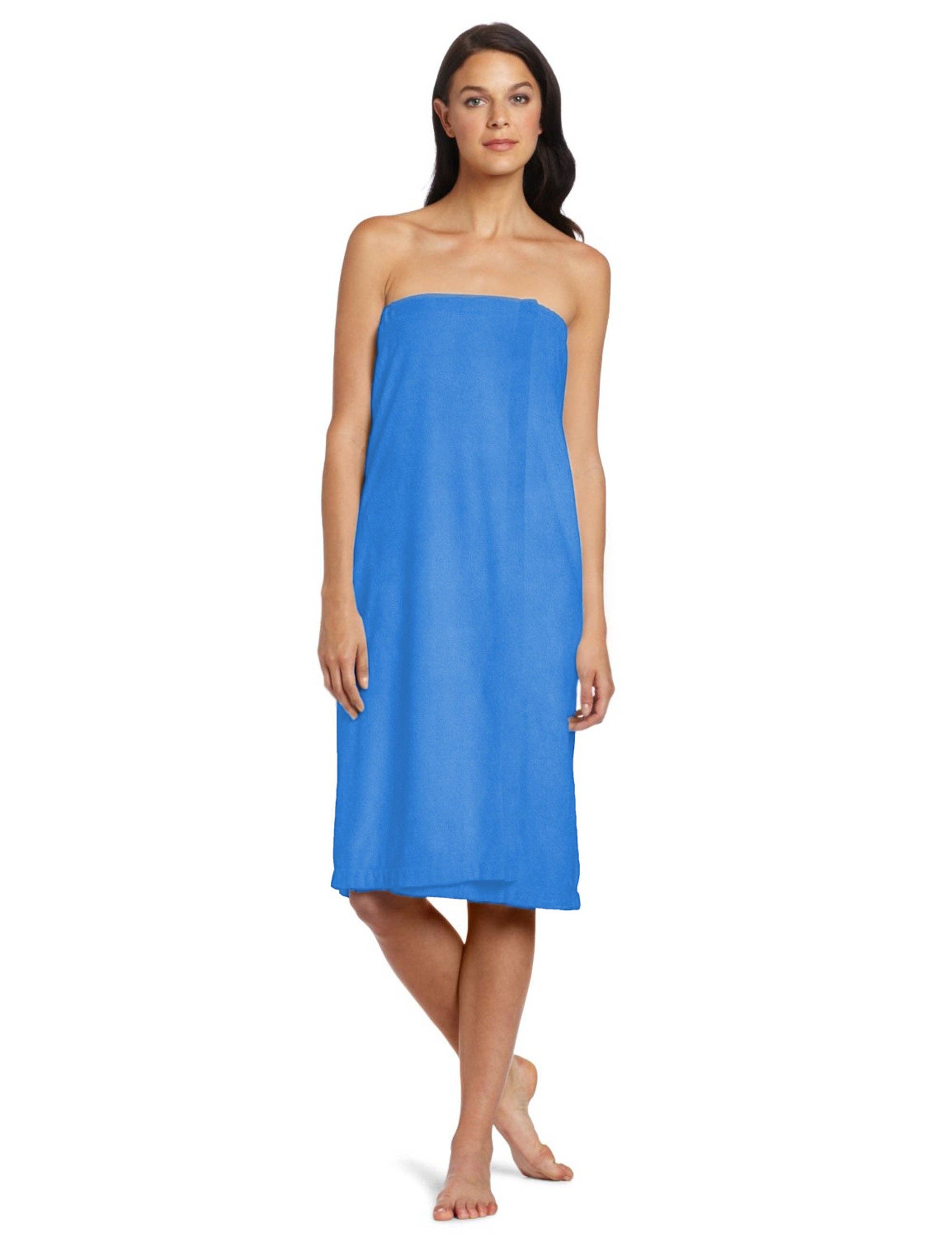 Welcome Home Unbeatable Deals - Wholesale Bath Towel - Women's Sapphire Shower Wrap