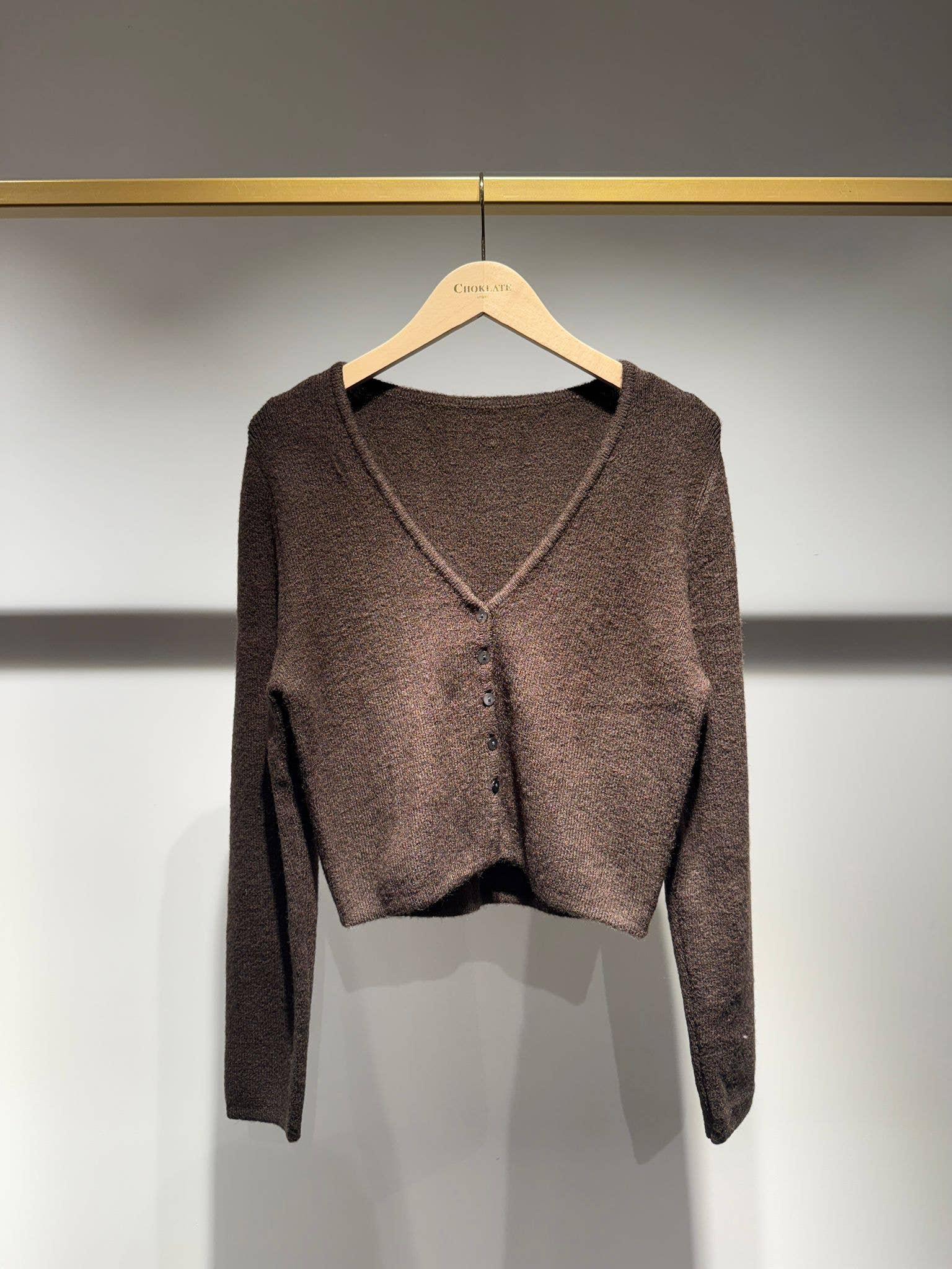 CHOKLATE PARIS - Wholesale Cardigan - Dames - Mila vest met V-hals in breiwerk - 8811-117