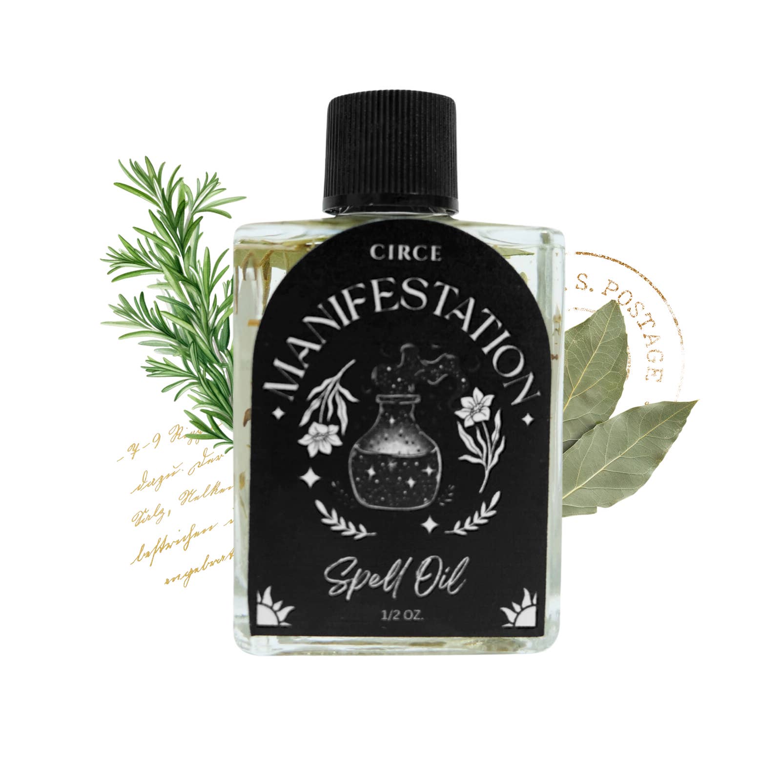 CIRCE - Wholesale Essential oil - Manifestation Spell Oil – Ritual Anointing Oil for Manifesting Goals & Abundance