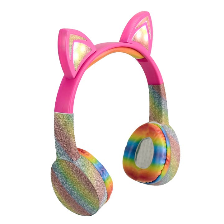 Trend Tech Brands - Wholesale Headphones - Kiddy Ears Rainbow Bluetooth Headphones1