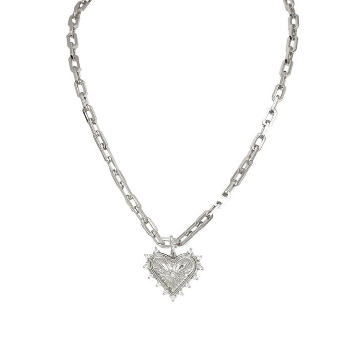 Love, Lisa - Wholesale Pendant/Charm Necklace - Sarah Must Have Heart Necklace