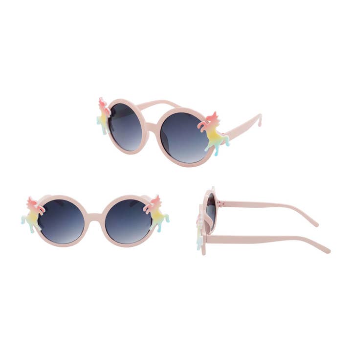 Shark Eyes, Inc - Wholesale Sunglasses – kids - Kids Sunglass Combo Set With Case Unicorn Girls Fashion2
