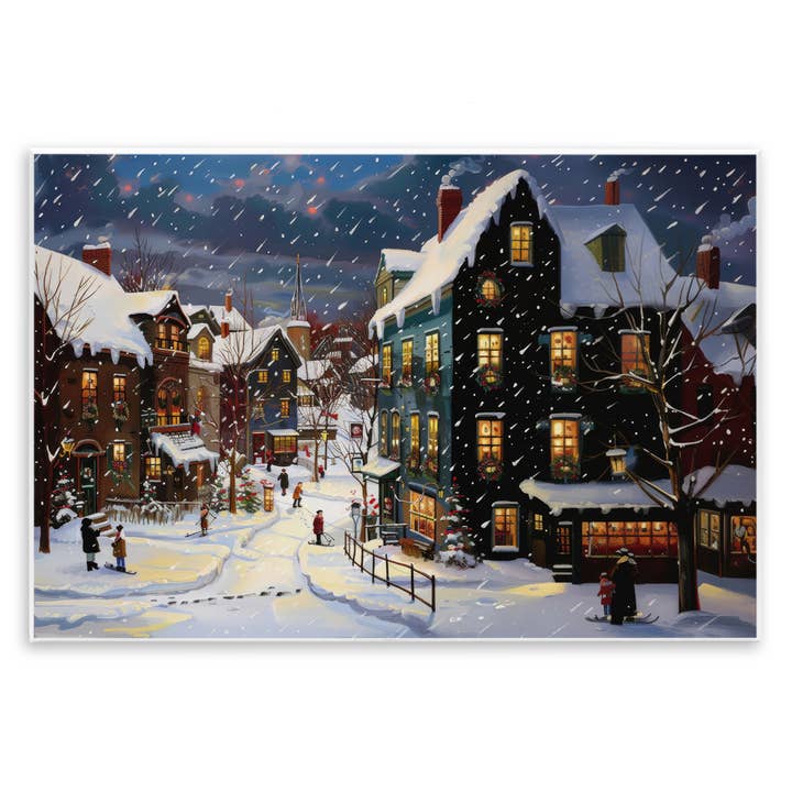 Stupell Industries - Wholesale Christmas Wall Art - Frozen Urban Charm Wall Plaque Art Holiday7