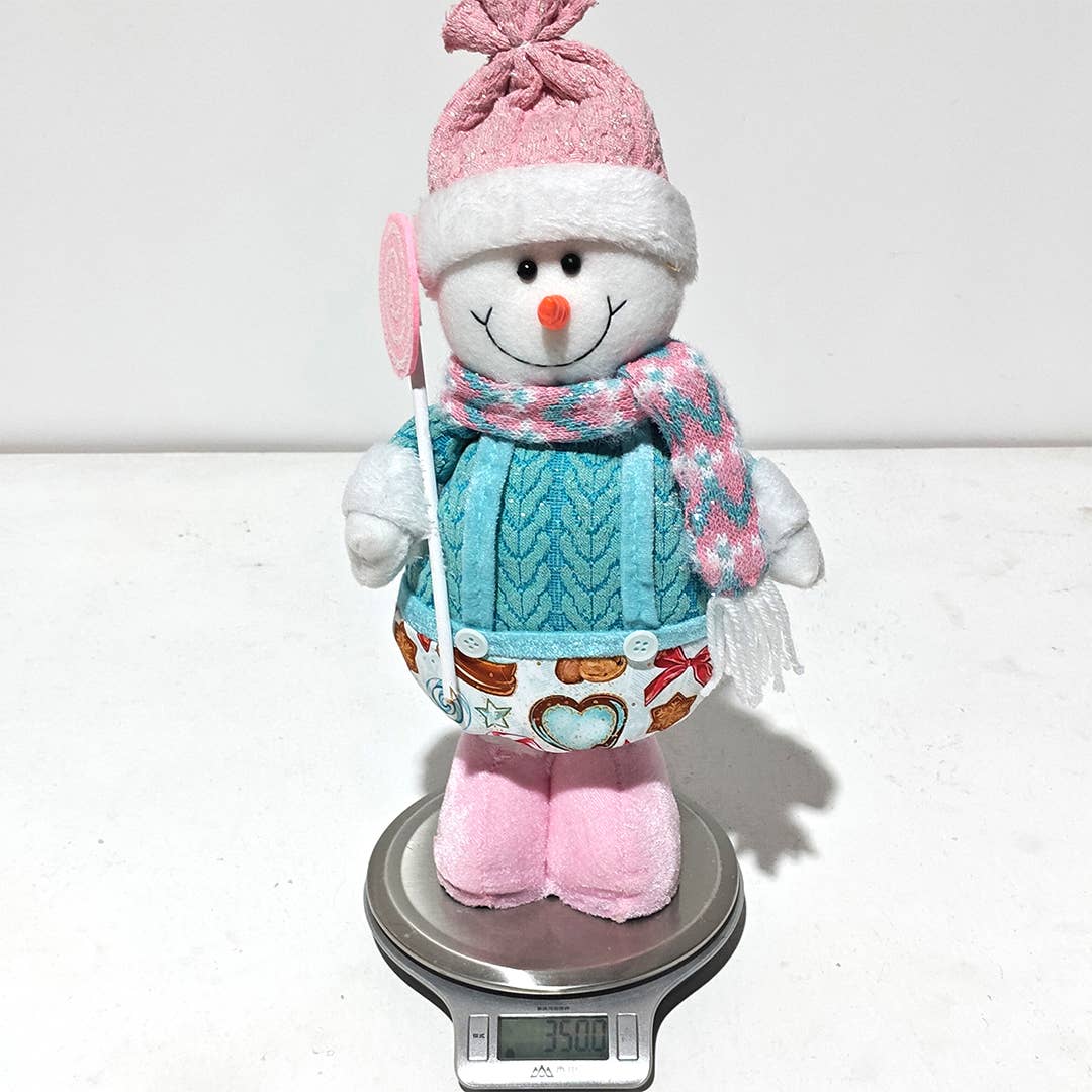 UNISHE - Wholesale Decorative Tabletop Object - Christmas Decoration Pink Telescopic Doll Ornament HB0933