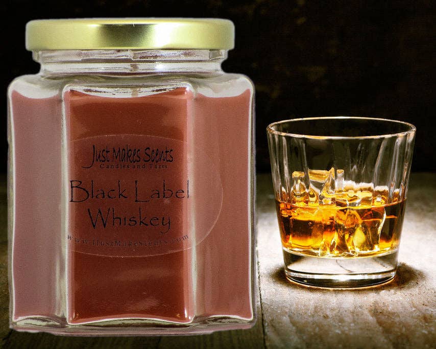 Just Makes Scents Candles and Gifts LLC – wholesale Jar/filled candle – Black Label Whiskey Scented Candle
