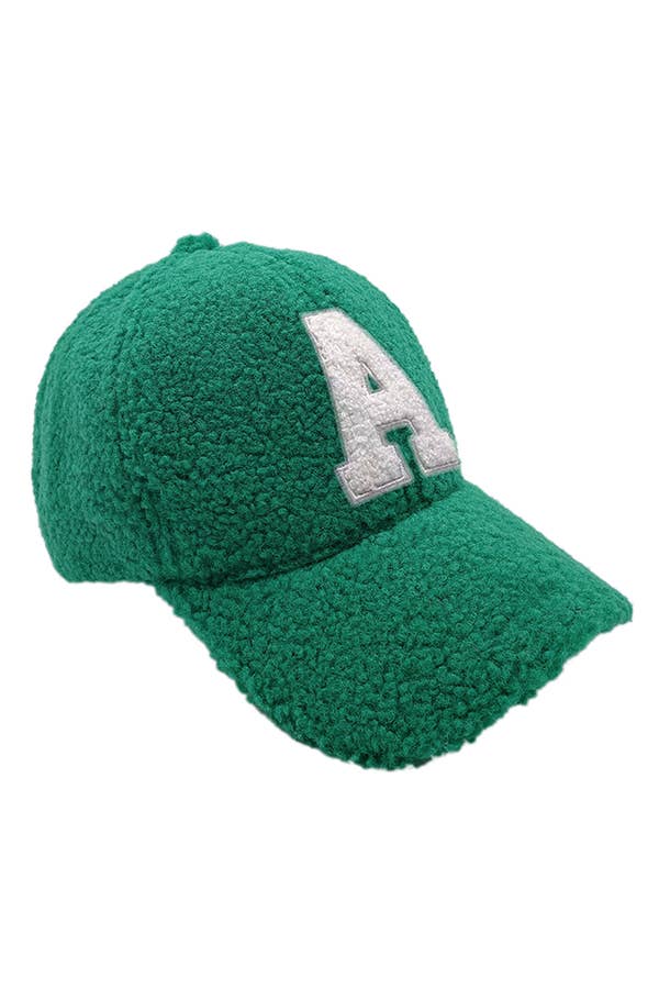 3AM BY H&D ACCESSORIES - Wholesale Baseball Cap - Women's - Letter A Sherpa Baseball Cap13