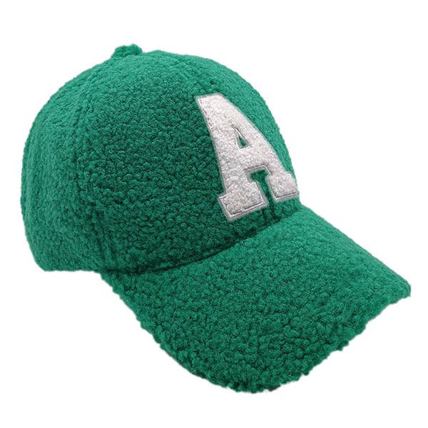 3AM BY H&D ACCESSORIES - Wholesale Baseball Cap - Women's - Letter A Sherpa Baseball Cap13