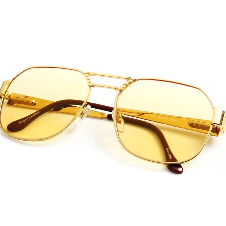 VF Presidential 24KT Gold (Honiggelb) für den Großhandel von Vintage Frames Company