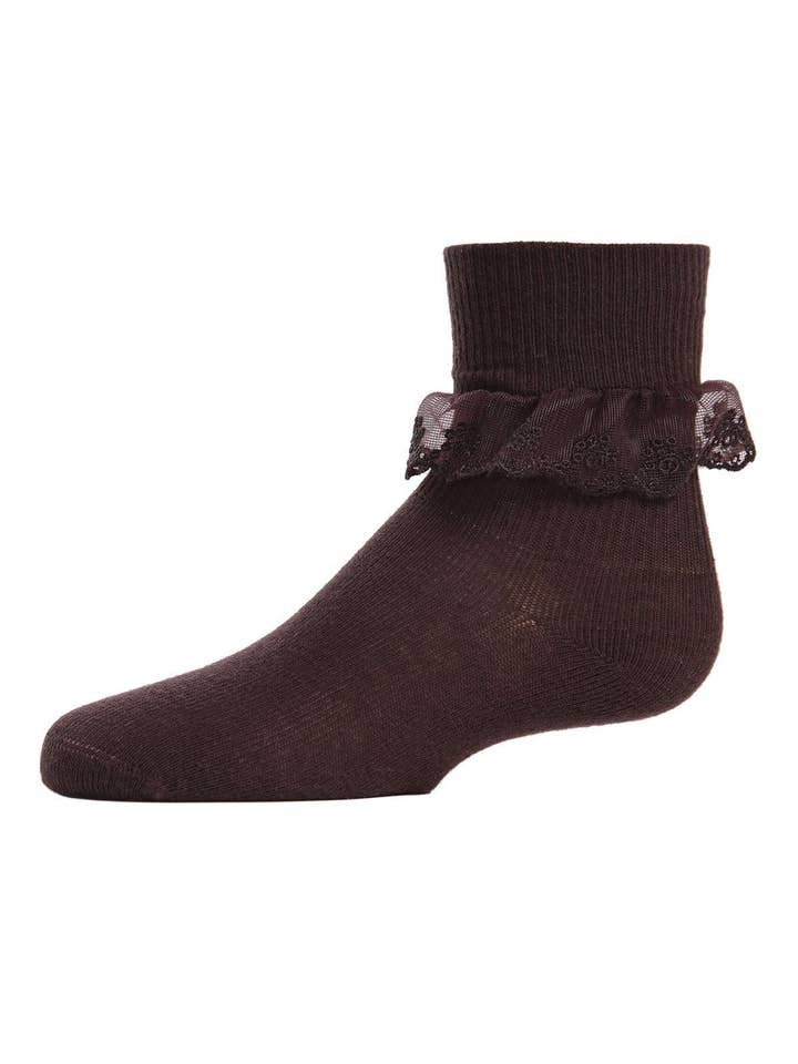 Infinity Classics International Inc. - Wholesale Socks - Kids - MeMoi Classic Lace Girls Ruffle Anklet Socks2