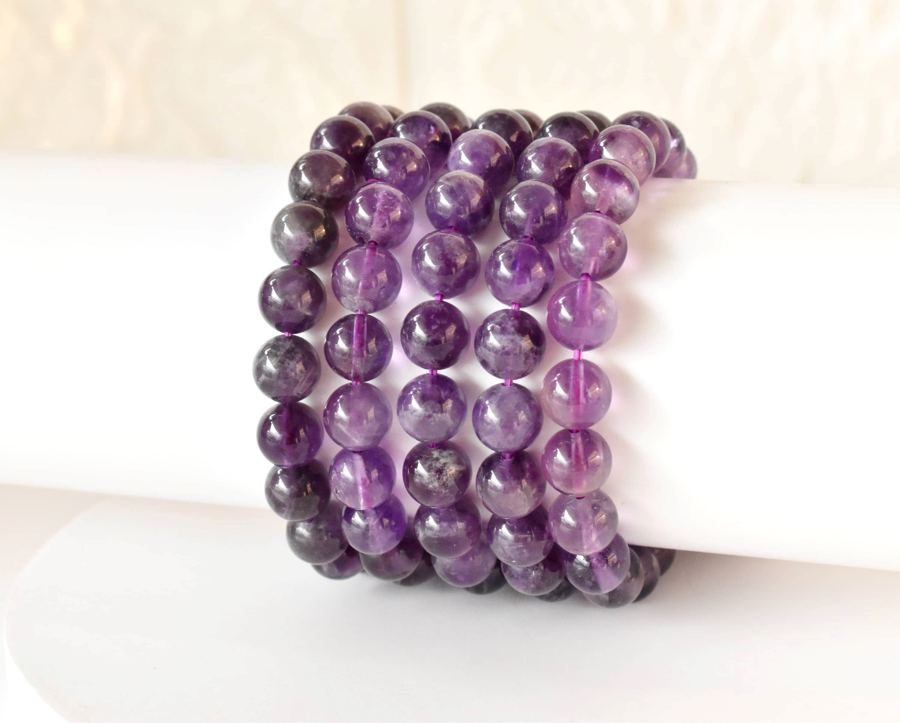 Soothing Crystals - Wholesale Beaded Bracelet - Healing Bracelet | Amethyst | Gemstone Bracelet0