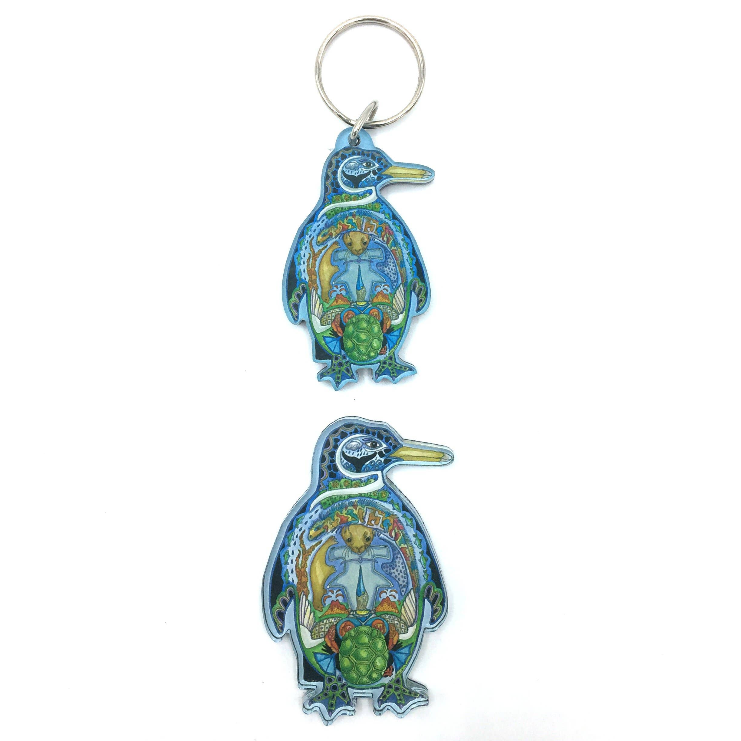 EarthArt International - Wholesale Keychain - Unisex - Penguin Magnets and Keychains1