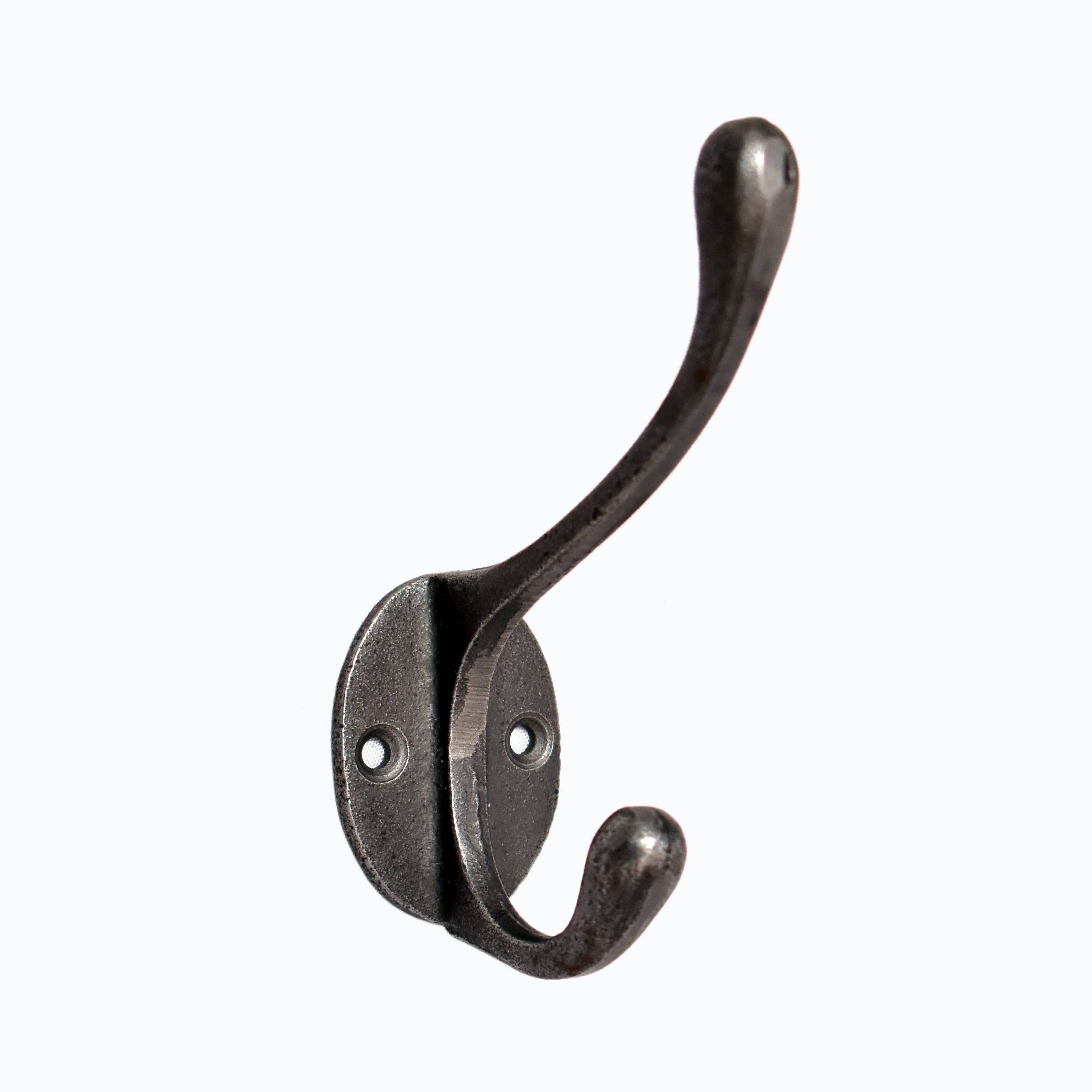 Alza – Engroshandel Vægkrog – Støbejernshat- og frakkekrog victoriansk med to huller (sæt af 2)3