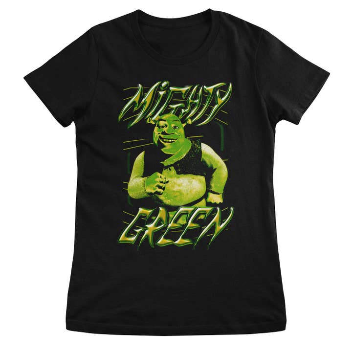 Mighty Green Graffiti Girly T-shirt for engroshandel hos Hybris Production AB