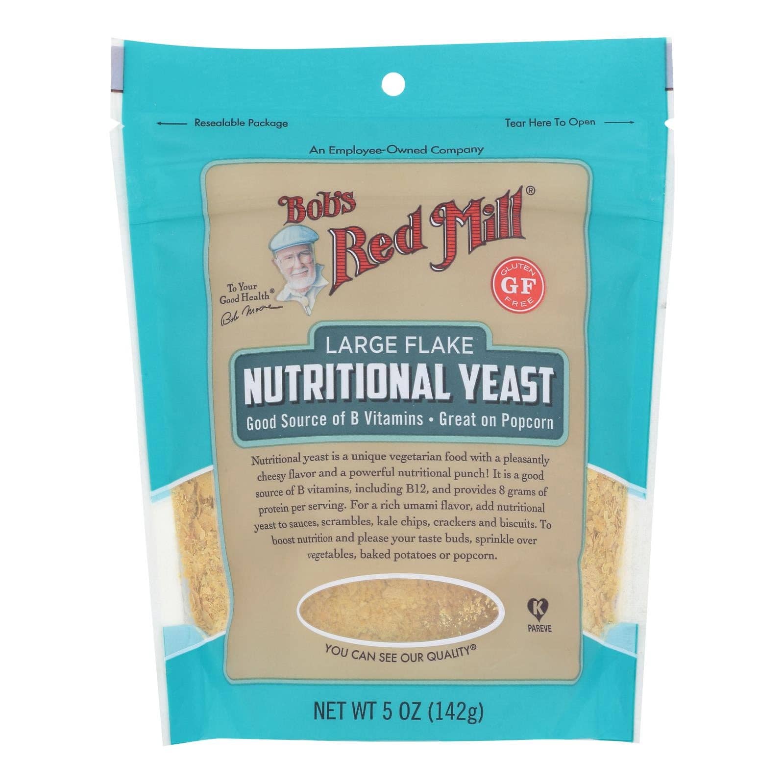 Everyday Supply Co - Wholesale Bread Mix - Bob's Red Mill - Yeast Nutritional Lg Flke - Case Of 4-5 Oz0