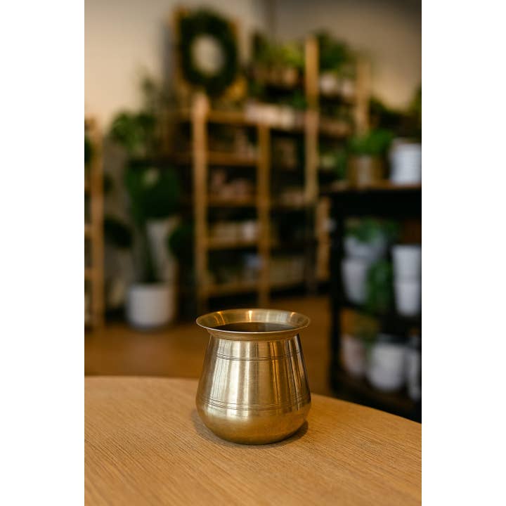 Asia West - Vendita all'ingrosso Vasi per piante - Pentola piccola in ottone1