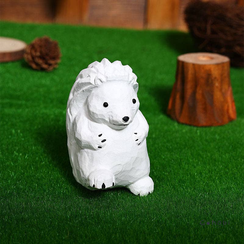 Gohobi （We cover U.S. import duties） – Engroshandel Pyntefigur – Gohobi håndlavet træ pindsvin ornament8