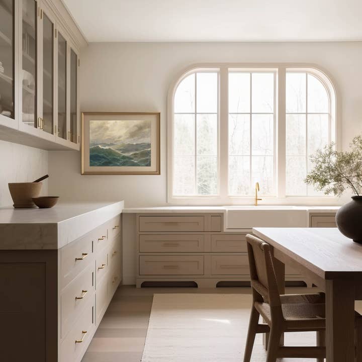 AMY WARR ART - Wholesale Art Print - Vintage Art Print - Beach Landscape- 'Ocean Water' No. 22