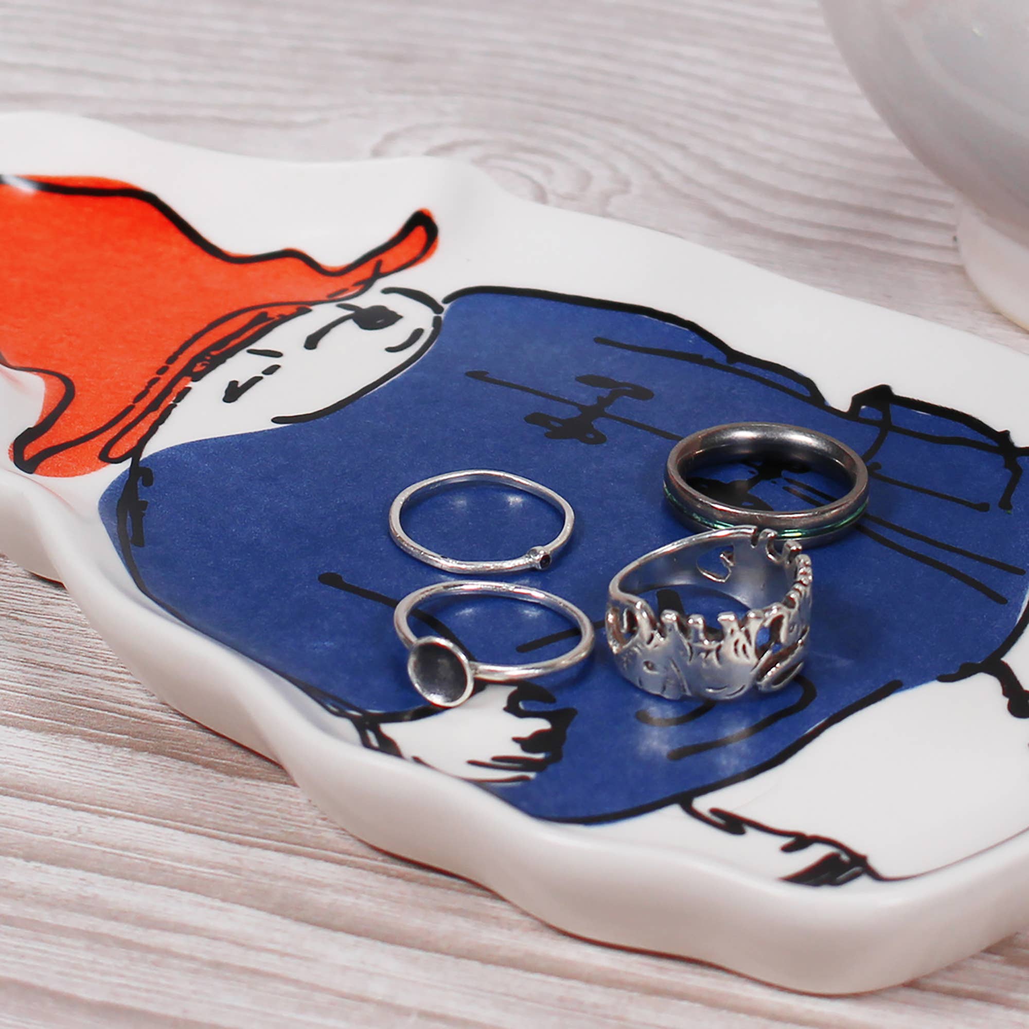 Half Moon Bay By Design - Wholesale Jewelry Dish - Trinket Dish Boxed (7") - Paddington5