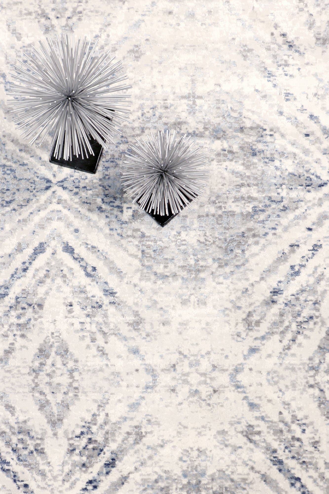 Pasargad Home - Wholesale Area Rug - Turkish Efes Design Light Gray/Light Blue Area Rug3