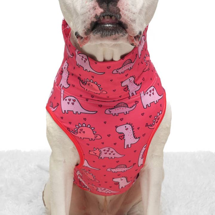 Cuddle-Saurus Muscle Tee for wholesale by Pittie Clothing Co.