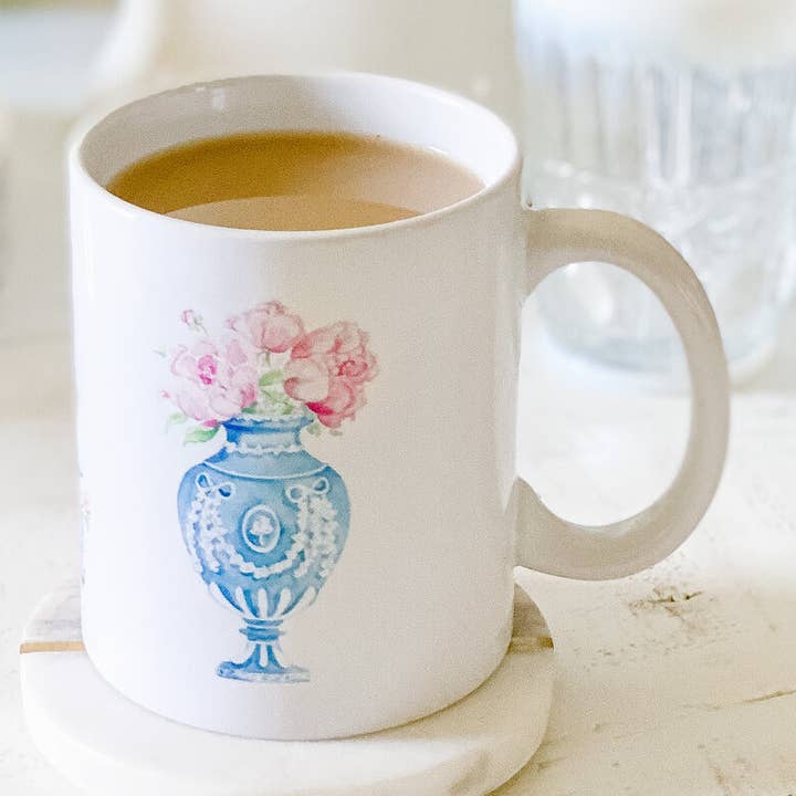 Simply Jessica Marie - Wholesale Coffee Mug - Grandmillennial Mug (Design Wraps Around Mug)0