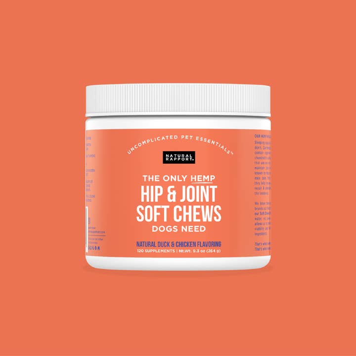 Natural Rapport - Wholesale Pet Supplement - Dog - The Only Hemp Hip & Joint Soft Chews Dogs Need