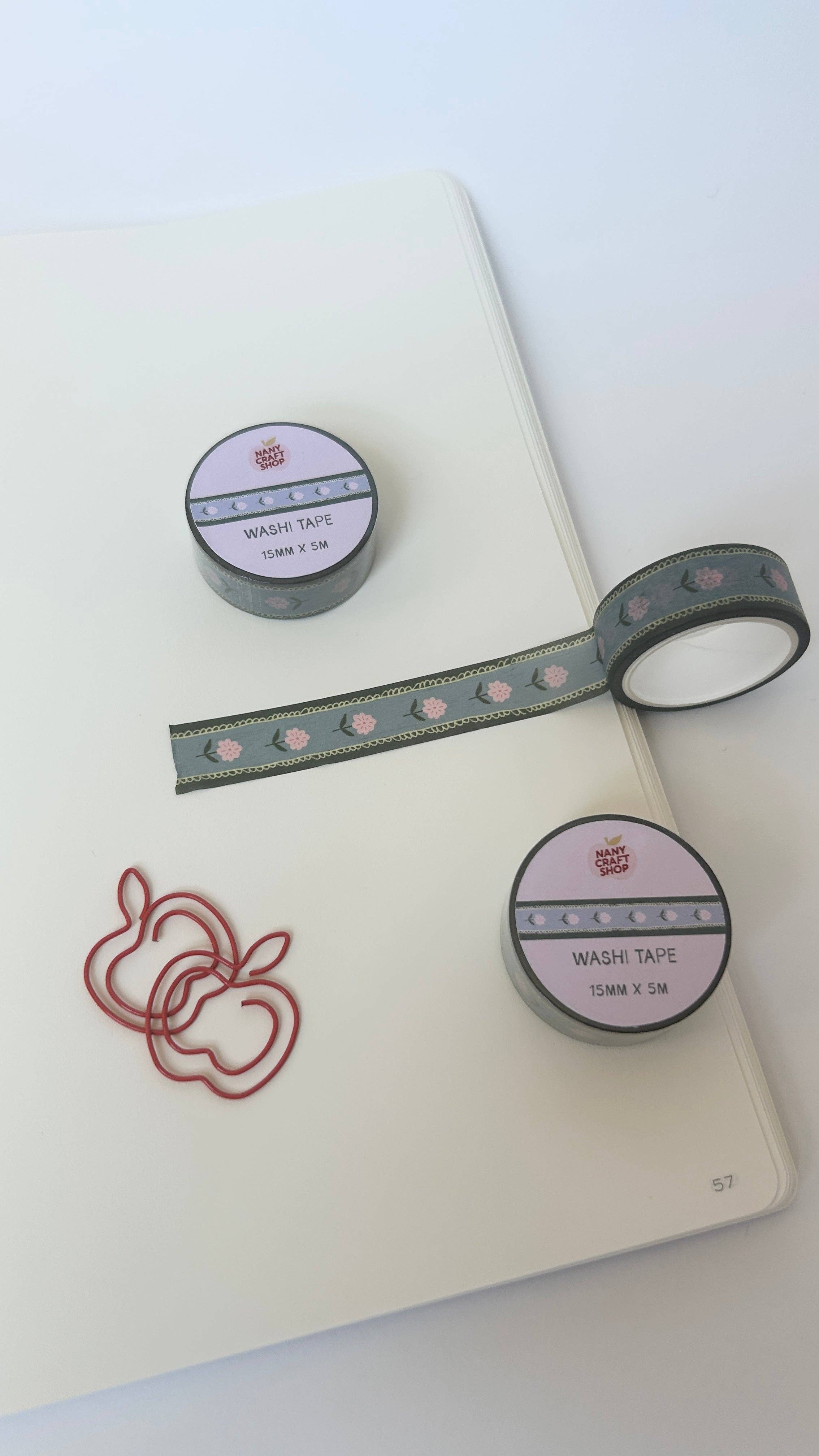 Nany Craft Shop - Vendita all'ingrosso Nastro washi - Washi Tape - fiori1