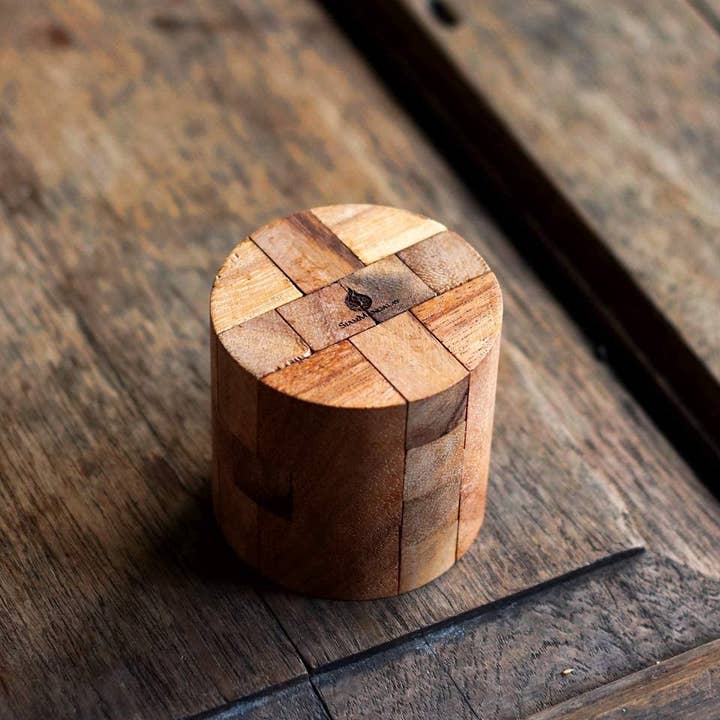 SMI Designs Wooden Puzzles - Wholesale Puzzle - Adult - Powder Keg: Wooden Puzzles for Adults - 3D Brain Teaser