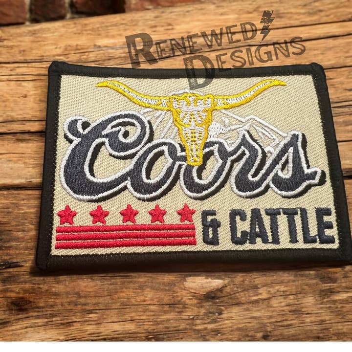 Renewed Designs - Wholesale Patch - Coors Cattle Patch