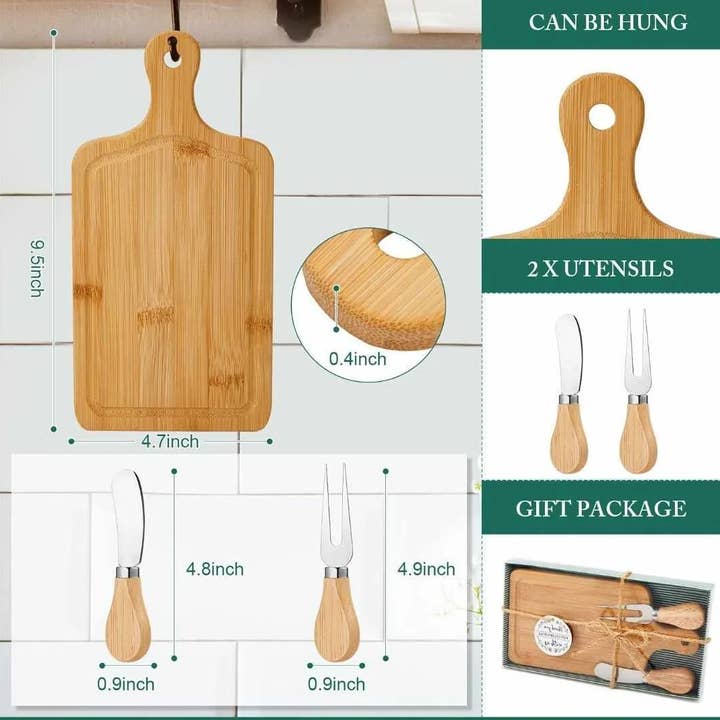 The Tinkerbox LLC - Wholesale Cutting Board - Cheese Board Bundle