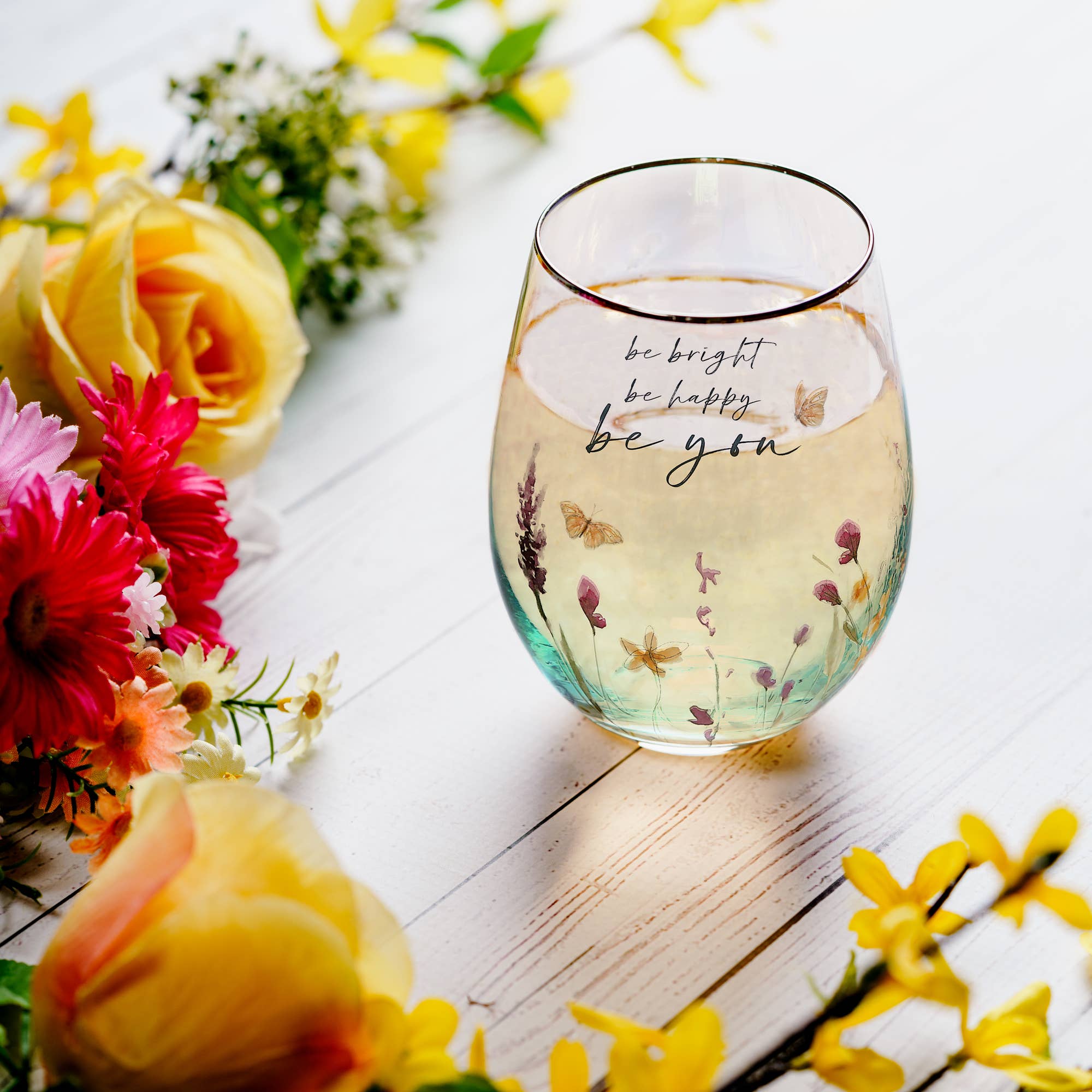 Pavilion - Wholesale Wine Glass - Be You - 20 oz Stemless Wine Glass1