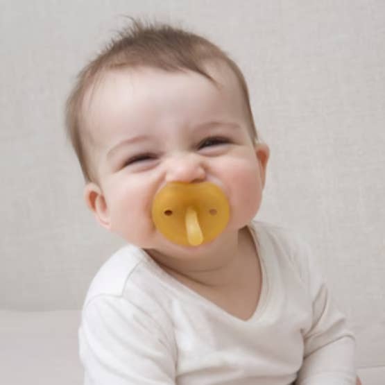 Blooming Baby - Wholesale Pacifier - Baby - Natursutten's Natural Rubber Orthodontic Pacifier with Butterfly Shield - Small (0-6 Months)4