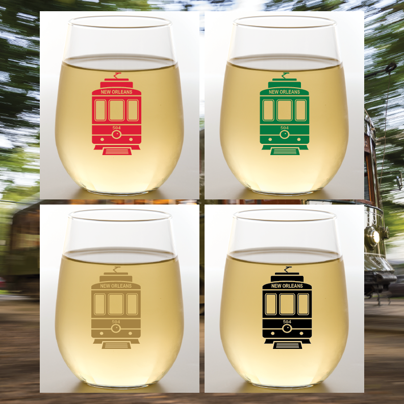 Wine-Oh! - Wholesale Wine Glass - CLOSEOUT LOUISIANA Assorted Unbreakable Plastic Wine Glasses23