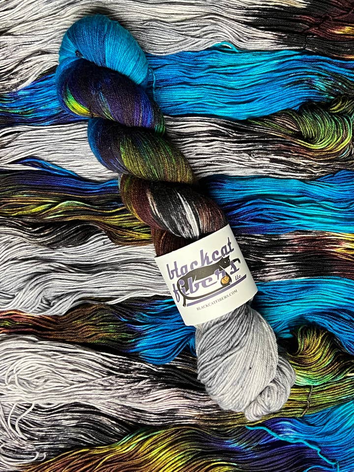 Morpho - Chaussette Nomad pour la vente par Black Cat Fibers