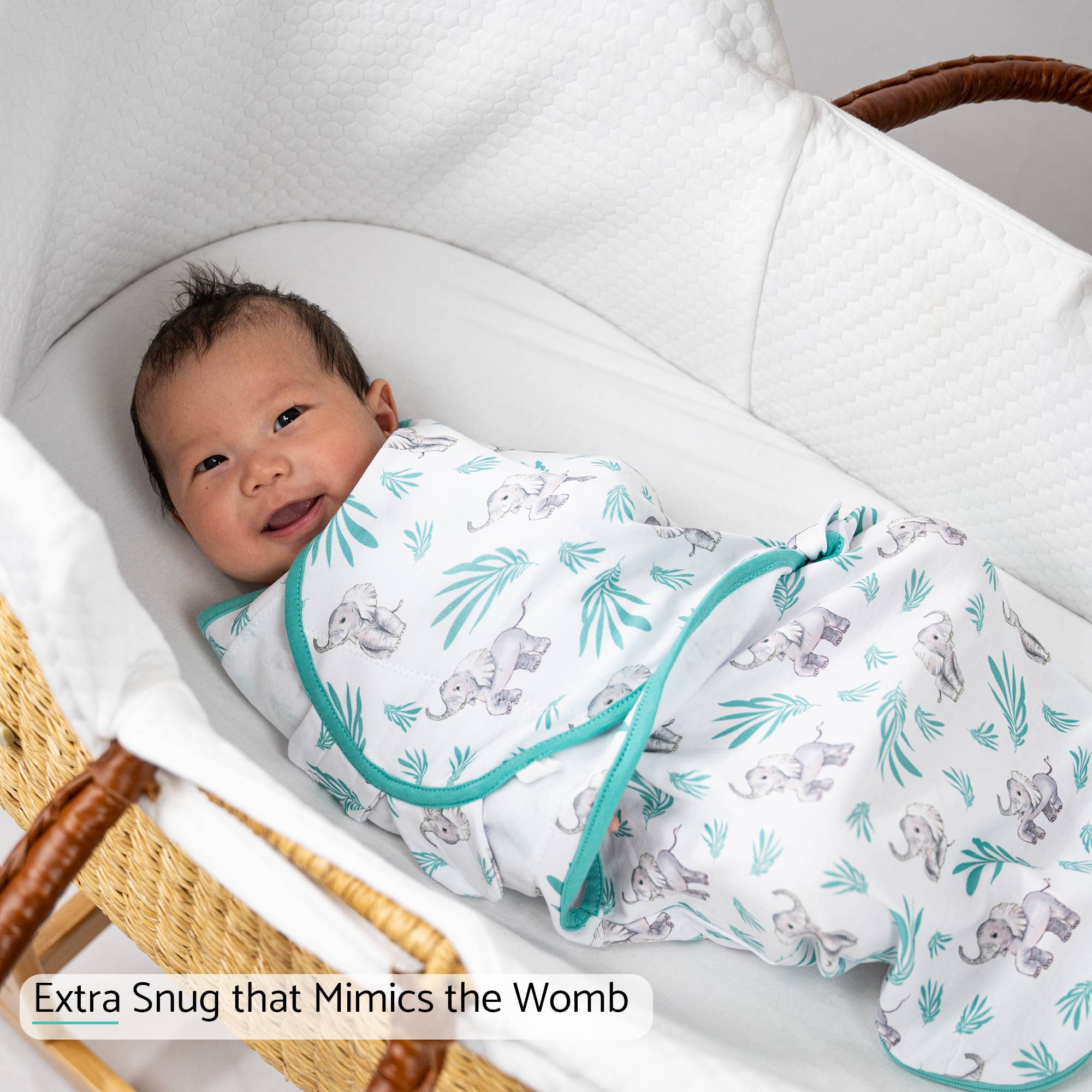 LollyBanks - Wholesale Sleepsack - Baby - Baby Elephant Sleep Swaddle 100% Organic Cotton3