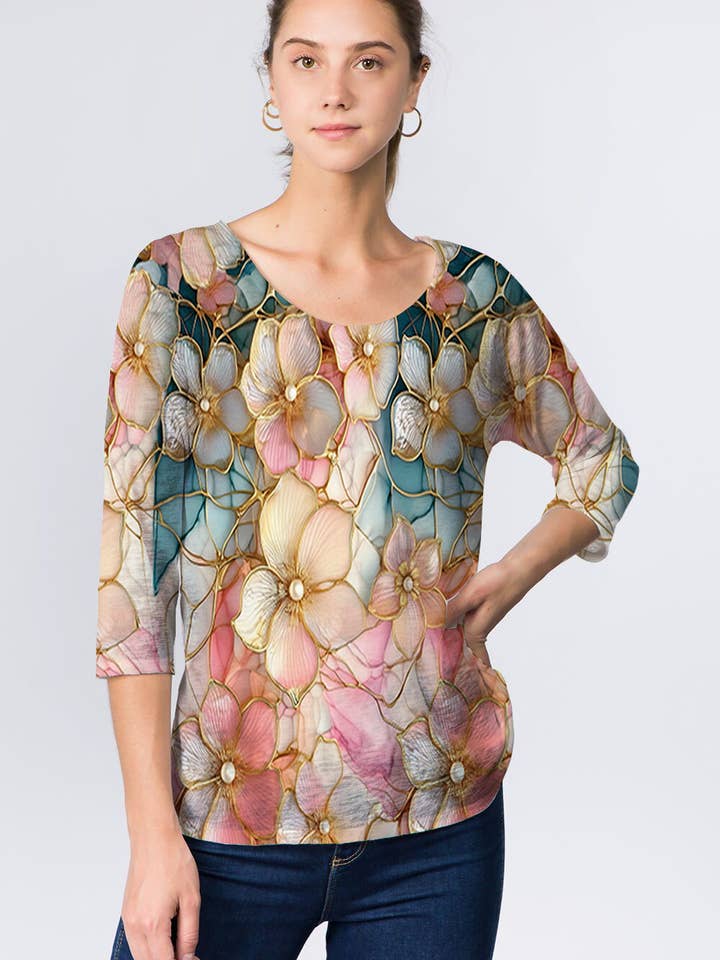 1307 FIONA Top for wholesale by ET'LOIS