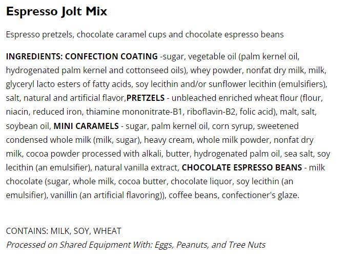 Red Rocker Candy - Wholesale Chocolate Covered Sweets - Red Rocker - Espresso Jolt    
 8 oz.2