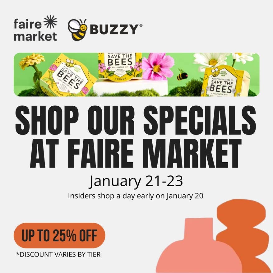 Buzzy Seeds Grow Gifts - Wholesale Plant Seeds - Mini Grow Pot Sunflower Kit – Indoor Garden Gift6