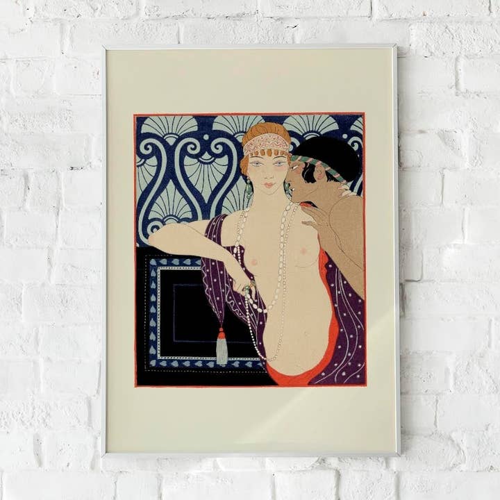 Les Trois Beautes de Mnasidika Vintage Poster for wholesale by Rock Paper Scissors Wall Art