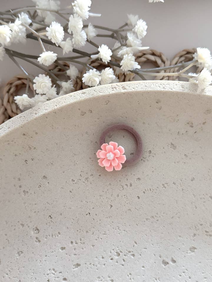 Elastico per capelli Bloom - Rosa per la vendita all'ingrosso da parte di Sweet Lemons Atelier