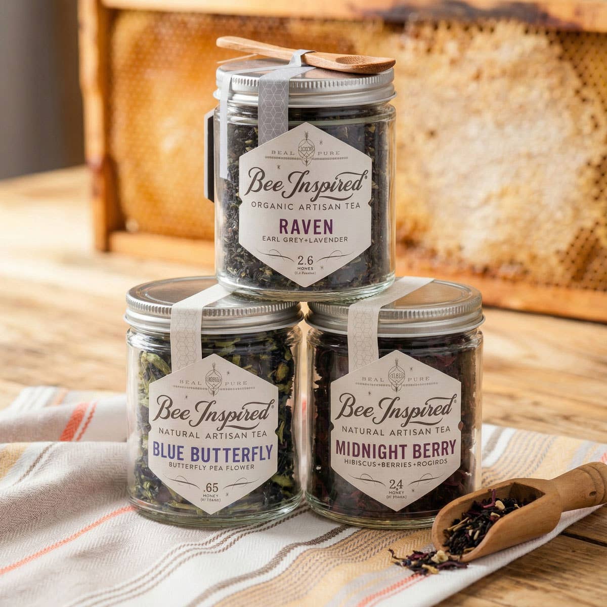 Bee Inspired - Wholesale Loose Tea - Blue Butterfly Tea | Loose-Leaf Butterfly Pea Flower Tea5