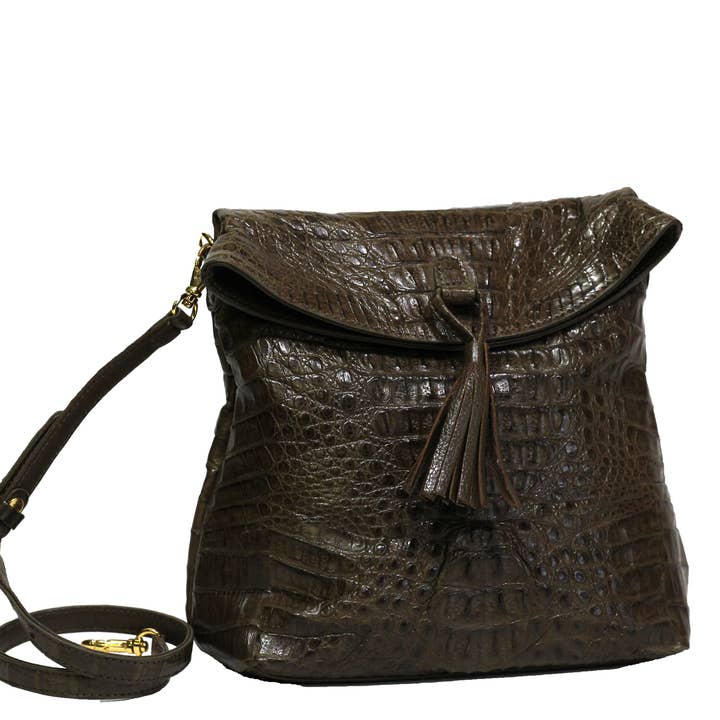 Sac porté épaule 3800 Crocodile pour la vente par W. H. Petronela