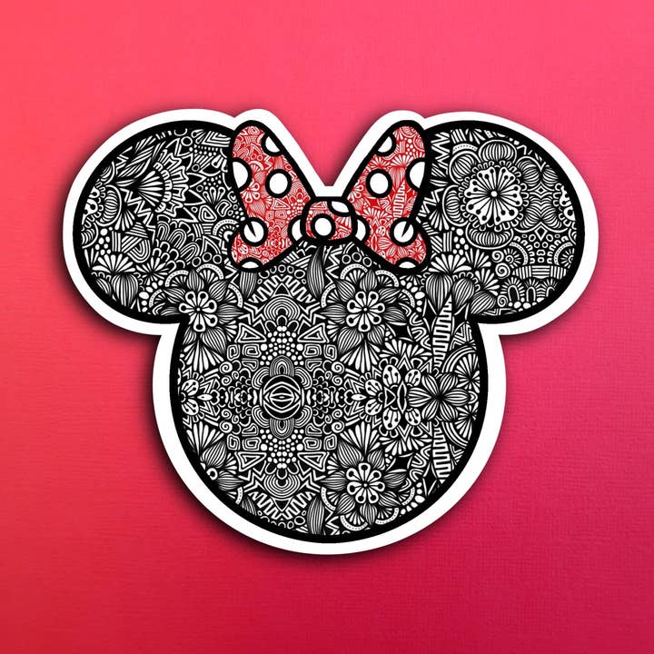 Minnie Sticker for wholesale by Zenspire Designs