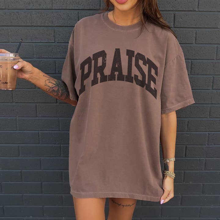 GLO- God's Love Overcomes - Wholesale Screen Printed T-Shirt - Women's - Praise The Lord Tee