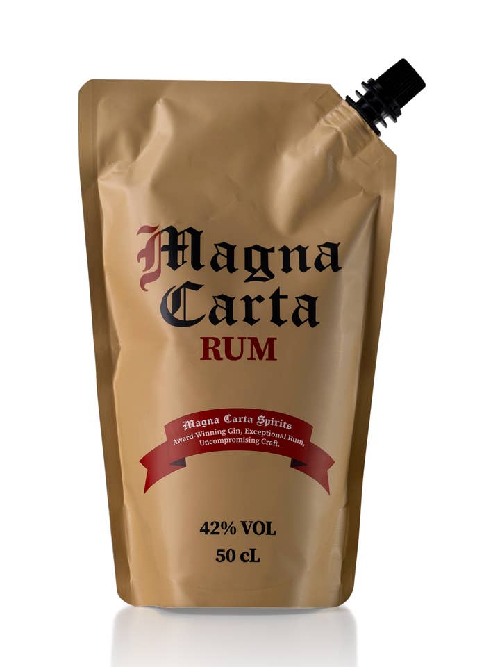 Magna Carta Rum 50cl Pouch for wholesale by Magna Carta Spirits
