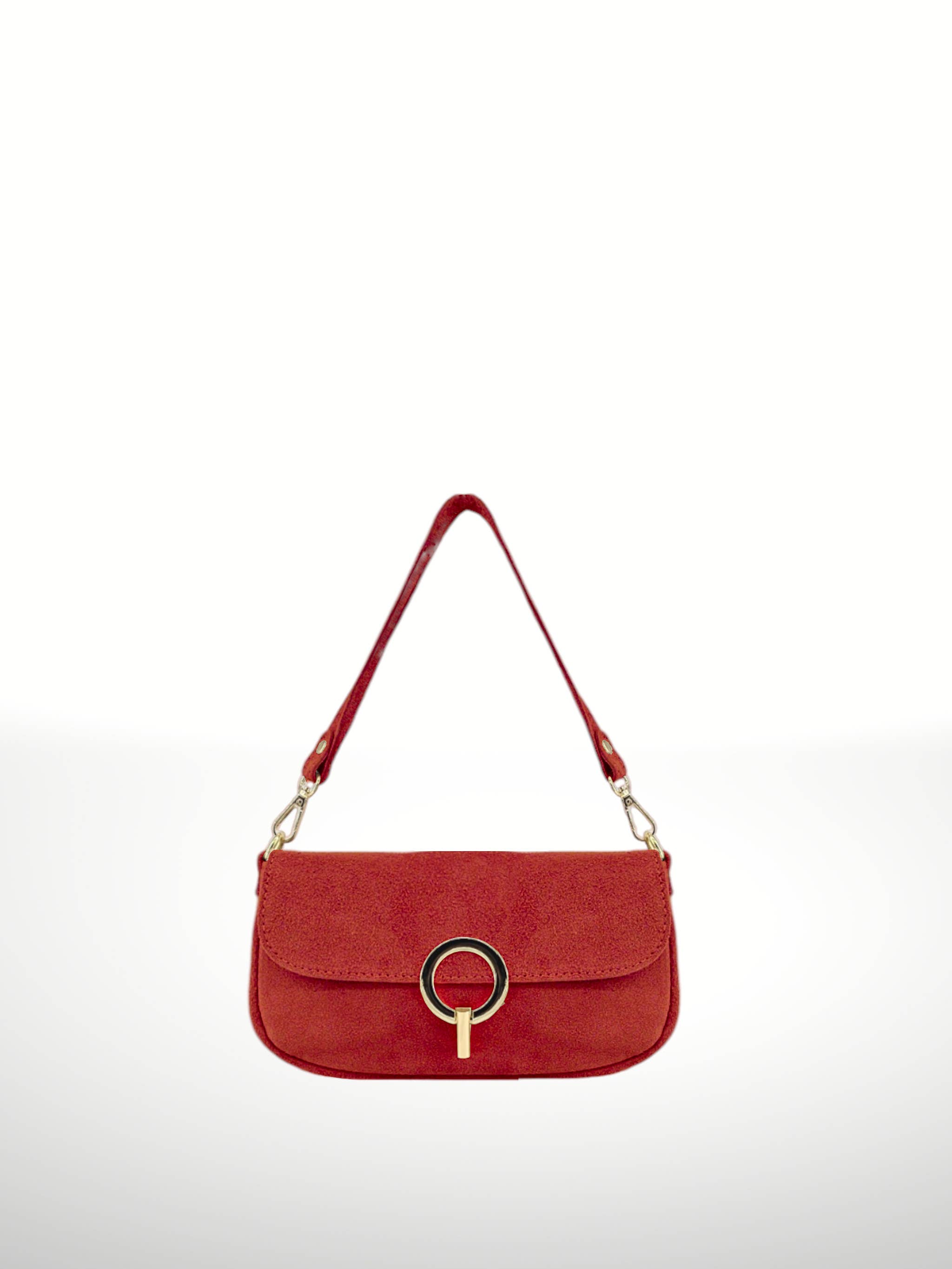 ITALIAN'S LEATHER – Großhandel Schultertasche – Damen – Nuria Lederhandtasche aus Wildleder 2503058