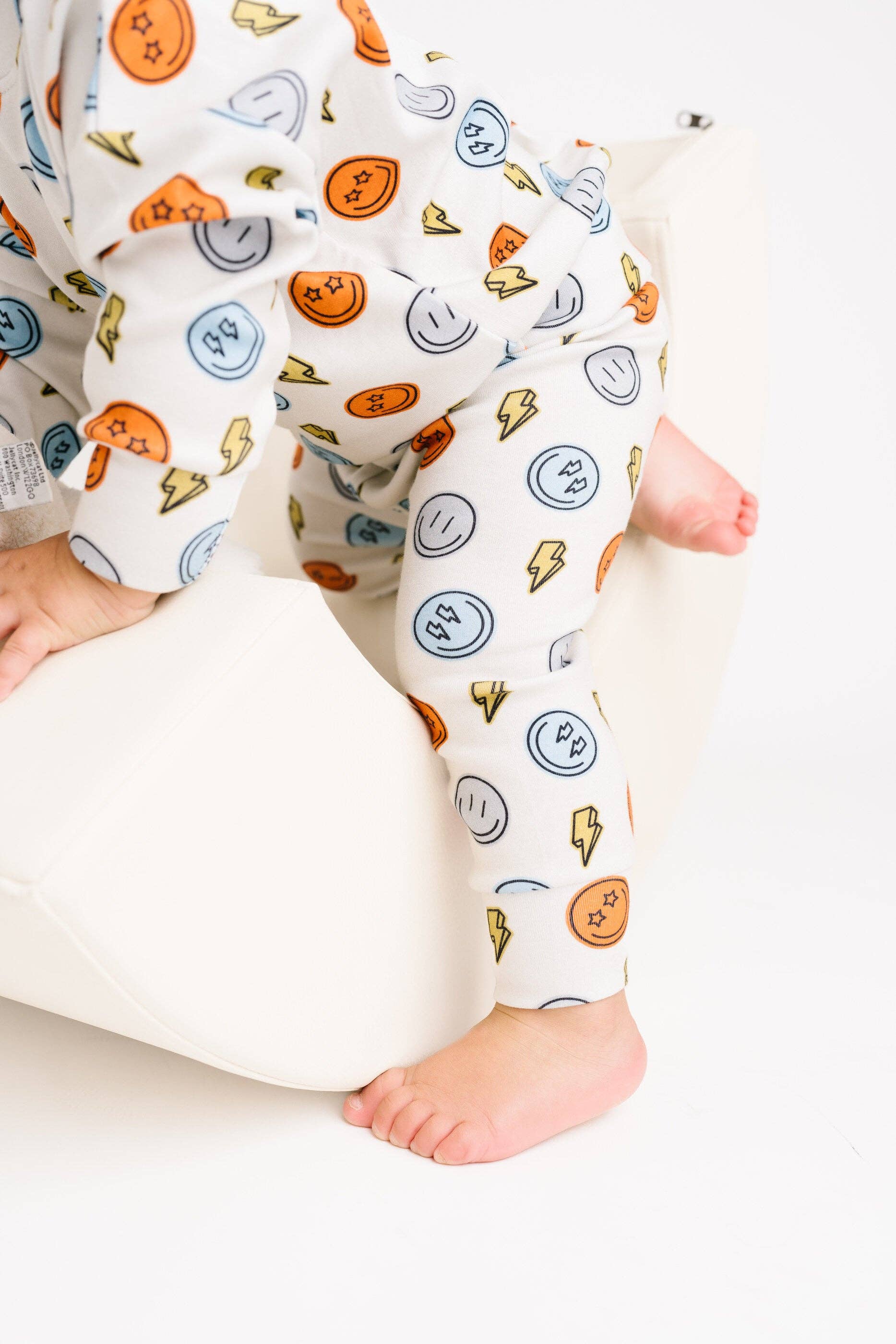 Little One Shop - Wholesale Top & Pant Set - Baby - Electric Smiley Crewneck Set8